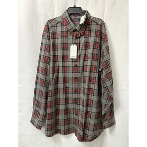 Roundtree & Yorke Portuguese Flannel  Long Sleeve Mens Shirt Size 2XT